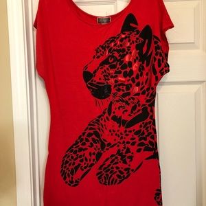 Jaguar print T-shirt!